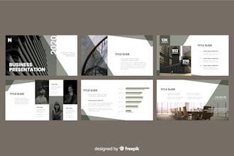 design premium powerpoint presentation slides