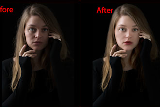 headshot, portrait, and high skin beauty advanced retouching