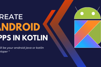 make an android app using kotlin and java