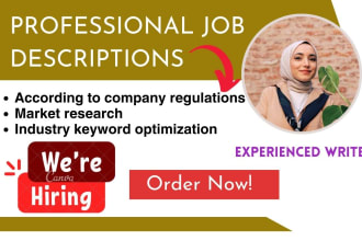 write a professional and unique job description for recruitment