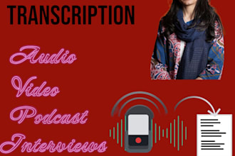 transcribe your audio and video to text