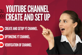 be perfect  youtube channel create and set up