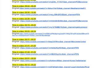 be your football videos clips collector