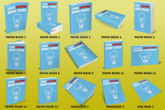 do 3d book, book mockup