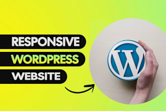 build modern responsive business wordpress website