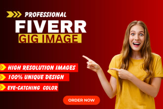 design fiverr gig image,  gig thumbnail and cover picture