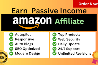 create an autopilot amazon affiliate website with autoblog