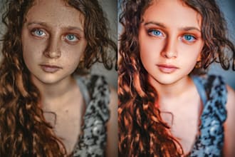 photoshop edit and high end photo retouching