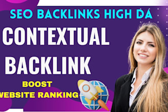 build da50 plus homepage, contextual dofollow seo backlinks