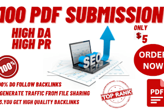 create pdf submission on high authority file sharing  sites