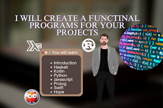 be your functional programmer of haskell and prolog