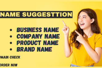 suggest you brand name ,business name, product name or company name with domain