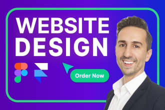 design figma website ux ui responsive website mockup