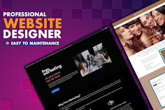 design or redesign a website as per your requirements