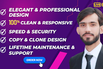 create a clean and impressive wordpress website design