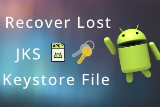 create lost jks or keystore file to publish app on google play