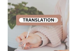 do translation and writing