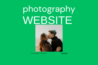 create photography website wedding portfolio travel blog in wordpress
