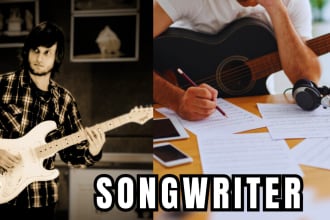 be your songwriter of rock, funk, blues, grunge or folk