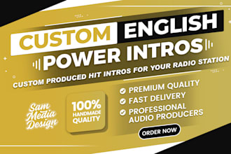 produce a custom power intro for your radio station
