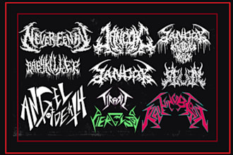 design the logo for a metal, punk, rock, or extreme band