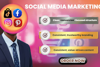be your social media marketing manager and content creator