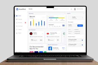 do dashboard uiux design, saas admin panel design figma