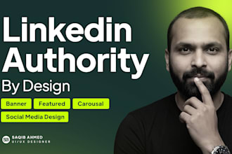 design linkedin banner and carousel for authority