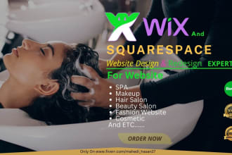convert your  beauty, cosmetic, salon, and fashion into a squarespace website