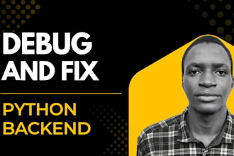 debug and fix your python, fastapi or django backend