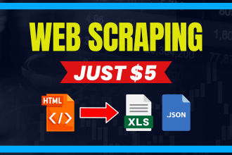 do web scraping , python web scraper, and data scraping