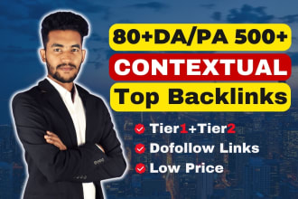 make strong contextual backlinks to boost your serp ranking