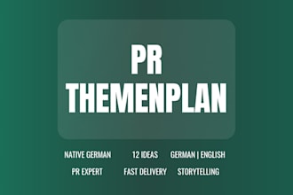 create content ideas for your public relations strategy