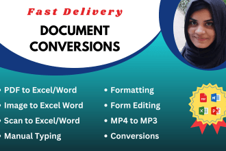 do all type of fast file and document conversions