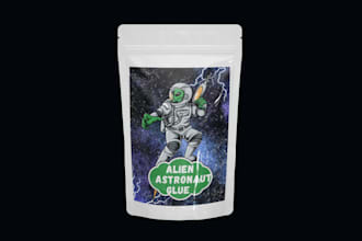 design stand up pouch, mylar bag, cbd, weed pouch and labels