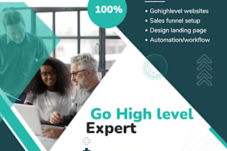 gohighlevel landing page gohighlevel sales funnel go high level website expert