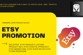 build etsy shop, etsy digital product, etsy seo, etsy listings, etsy promotion