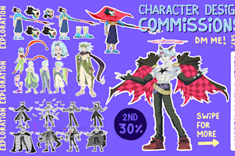 create anime character design