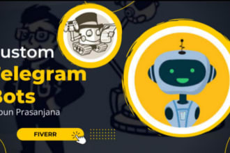 develop smart telegram bots using python