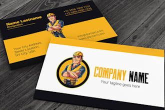 do handyman, plumbing, hvac business cards
