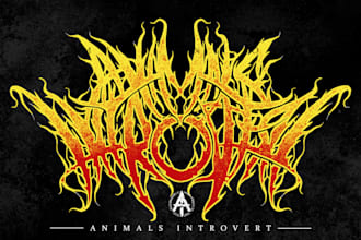 create a custom logo for a slamming death metal band