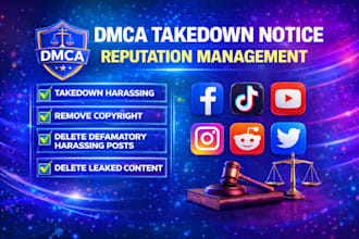 send dmca takedown notice to remove copyright content