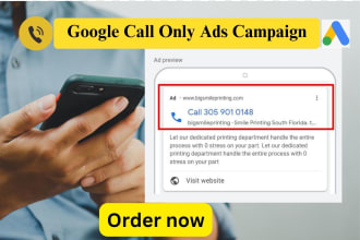 setup and optimize google phone call only ads lead ads for any local business