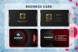 design classic business card, birthday card, invitation cards for any event etc