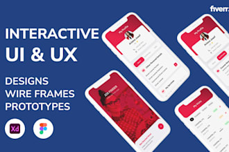 do app ui ux design, mobile app design, figma design, mockup, web app design