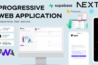 develop a custom web application using nextjs, supabase