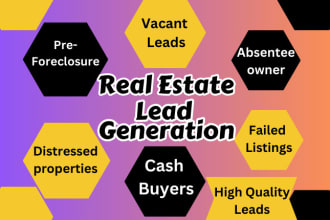 real estate leads generation with skip tracing, foreclosures leads