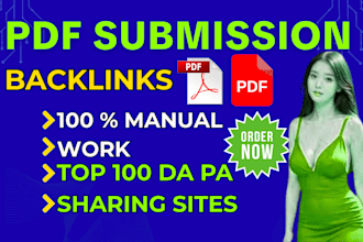 manually submit your PDF article to the top 50 document sharing site