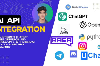 develop custom websites and apps with ai API integrations