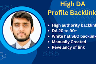 create high da profile backlinks with white hat seo link building